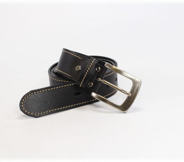 La Guêpe - Ceintures - Ceinture en cuir noir