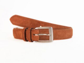 Ceinture en cuir velours gold bombé, boucle carré – 3088 Choisir par la marque La Guêpe La Guêpe - Ceinture en cuir velours gold bombé, boucle carré – 3088 Choisir