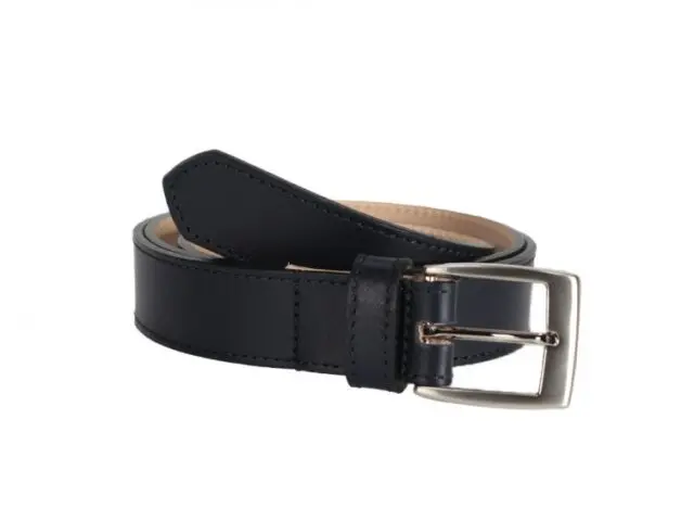 La Guêpe - Ceinture femme en cuir doublé bleu nuit 5088 Choisir