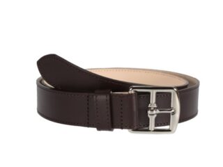 La Guêpe - Ceinture femme en cuir doublé marron foncé 5035 Choisir