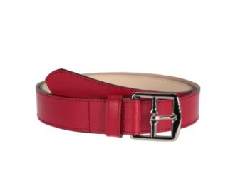 Ceinture femme en cuir doublé rouge 5035 120 cm par la marque La Guêpe La Guêpe - Ceinture femme en cuir doublé rouge 5035 120 cm