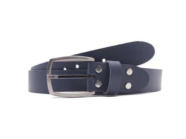 La Guêpe - Ceinture la guêpe en cuir bleu marine 1043 Choisir
