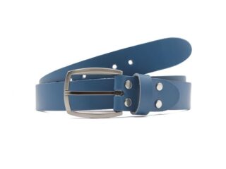 La Guêpe - Ceinture la guêpe en cuir bleu moyen 1043 110 cm