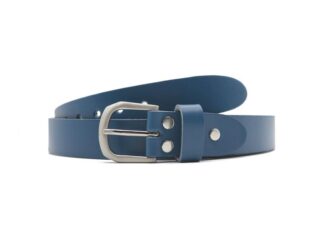 Ceinture la guêpe en cuir bleu moyen 1052 110 cm par la marque La Guêpe La Guêpe - Ceinture la guêpe en cuir bleu moyen 1052 110 cm