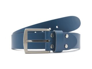 La Guêpe - Ceinture la guêpe en cuir bleu moyen 1067 110 cm