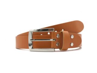 La Guêpe - Ceinture la guêpe en cuir gold orangé 1045 110 cm