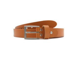 La Guêpe - Ceinture la guêpe en cuir gold orangé 1051 110 cm