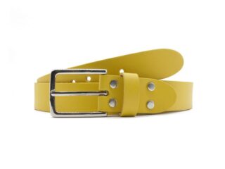 La Guêpe - Ceinture la guêpe en cuir jaune 1037 Choisir