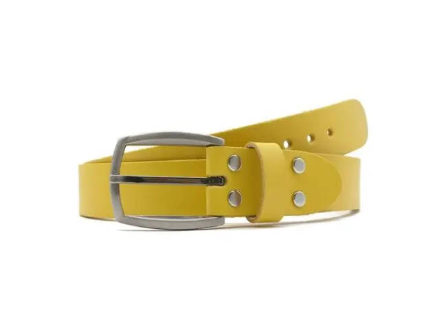 La Guêpe - Ceinture la guêpe en cuir jaune 1043 Choisir