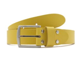 La Guêpe - Ceinture la guêpe en cuir jaune 1067 Choisir