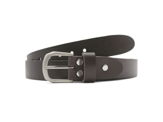 La Guêpe - Ceinture la guêpe en cuir marron 1052 110 cm