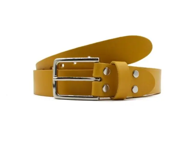 La Guêpe - Ceinture la guêpe en cuir moutarde 1037 Choisir