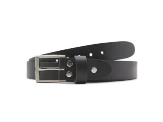 La Guêpe - Ceinture la guêpe en cuir noir 1051 110 cm
