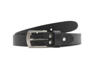 La Guêpe - Ceinture la guêpe en cuir noir 1053 110 cm