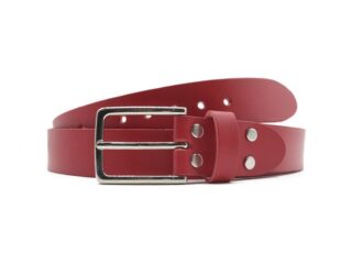 La Guêpe - Ceinture la guêpe en cuir rouge 1037 Choisir