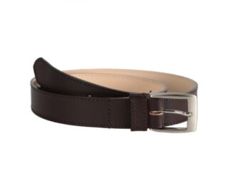 La Guêpe - Ceinture mixte en cuir doublé marron foncé 5088 Choisir