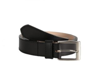 La Guêpe - Ceinture mixte en cuir doublé noir 5088 Choisir