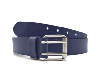Ceinture mixte en cuir marine double perforation 4007 Choisir par la marque La Guêpe La Guêpe - Ceinture mixte en cuir marine double perforation 4007 Choisir
