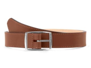 Ceinture premium cuir chic gold, boucle rectangulaire, moderne, argentée – 30mm – 5119 Choisir par la marque La Guêpe La Guêpe - Ceinture premium cuir chic gold, boucle rectangulaire, moderne, argentée – 30mm – 5119 Choisir