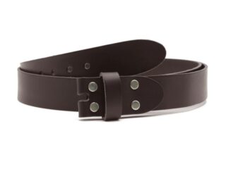 La Guêpe - Ceinture sans boucle cuir marron – 35 mm – 1002 Choisir