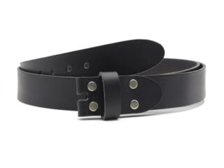 La Guêpe - Ceinture sans boucle cuir noir  35 mm  1002 Choisir