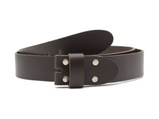 Ceinture sans boucle en cuir marron – 45 mm – 1004 Choisir par la marque La Guêpe La Guêpe - Ceinture sans boucle en cuir marron – 45 mm – 1004 Choisir