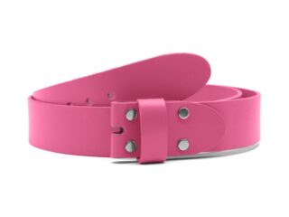 Ceinture sans boucle en cuir rose – 40 mm – 1003 Choisir par la marque La Guêpe La Guêpe - Ceinture sans boucle en cuir rose – 40 mm – 1003 Choisir