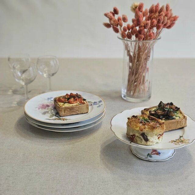 Fleur de Soleil - Chemin de table lin/coton