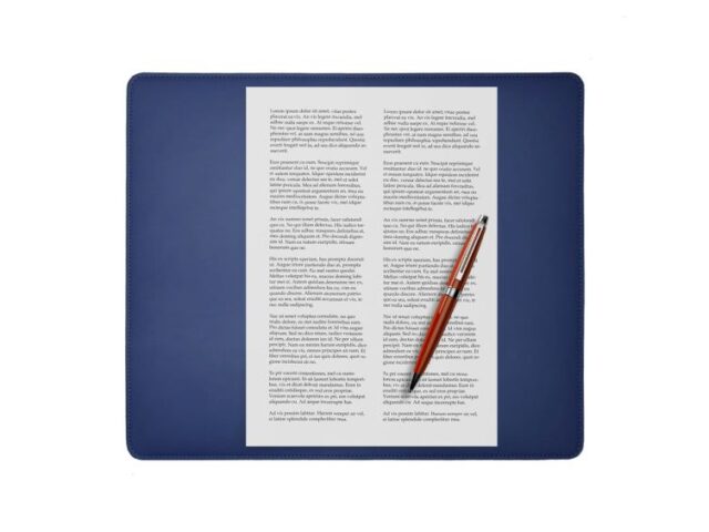 Lavoisier Maroquinier - Coffret classique 38cm en cuir bleu - COF-500-38