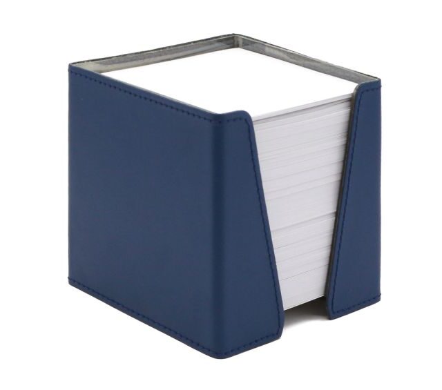 Lavoisier Maroquinier - Coffret classique 38cm en cuir bleu - COF-500-38