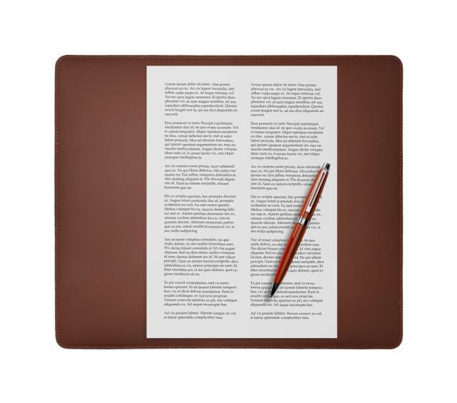 Lavoisier Maroquinier - Coffret classique 38cm en cuir marron - COF-500-38