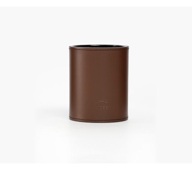 Lavoisier Maroquinier - Coffret classique 38cm en cuir marron - COF-500-38