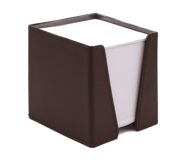 Lavoisier Maroquinier - Coffret classique 38cm en cuir marron foncé - COF-500-38