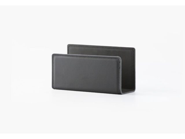 Lavoisier Maroquinier - Coffret classique 38cm en cuir noir - COF-500-38