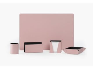 LAVOISIER Maroquinier - Coffret classique 38cm en cuir rose  COF-500-38