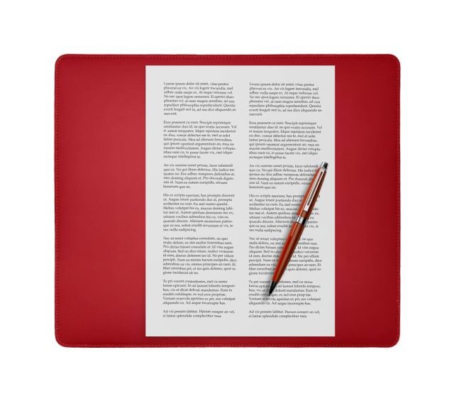 Lavoisier Maroquinier - Coffret classique 38cm en cuir rouge - COF-500-38