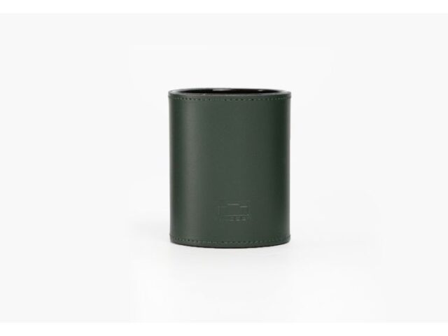 Lavoisier Maroquinier - Coffret classique 38cm en cuir vert - COF-500-38