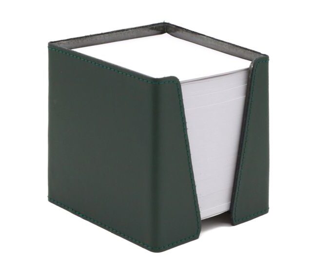 Lavoisier Maroquinier - Coffret classique 38cm en cuir vert - COF-500-38