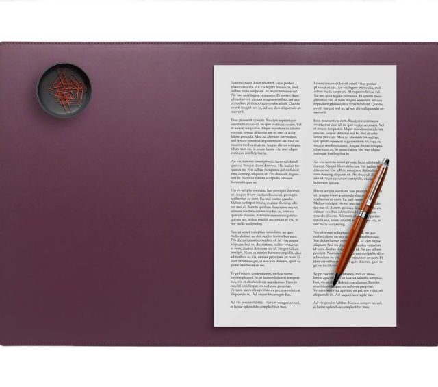 Lavoisier Maroquinier - Coffret classique 50cm en cuir bordeaux - COF-500-50