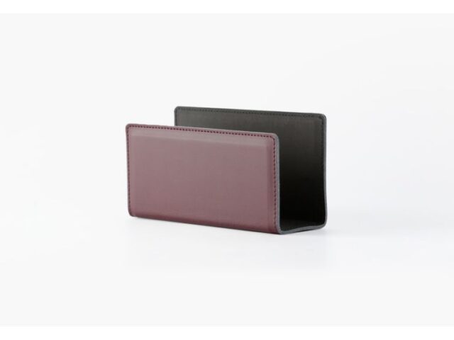 Lavoisier Maroquinier - Coffret classique 50cm en cuir bordeaux - COF-500-50