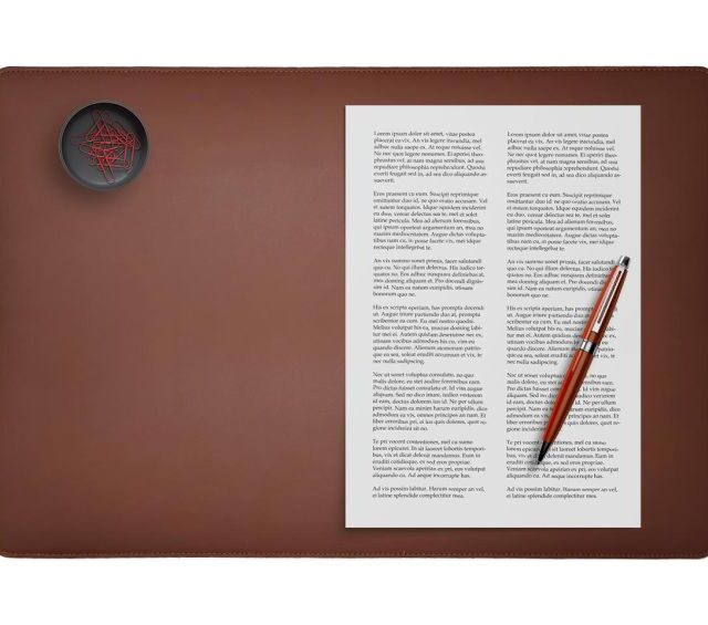 Lavoisier Maroquinier - Coffret classique 50cm en cuir marron - COF-500-50