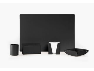LAVOISIER Maroquinier - Coffret classique 50cm en cuir noir  COF-500-50