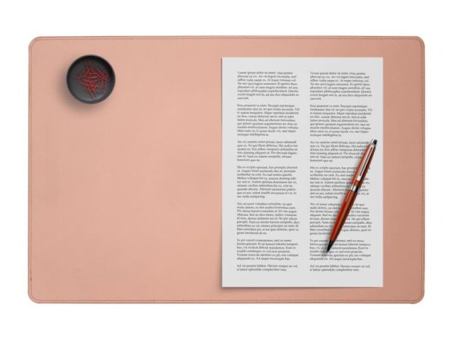 Lavoisier Maroquinier - Coffret classique 50cm en cuir rose - COF-500-50