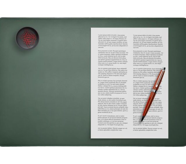 Lavoisier Maroquinier - Coffret classique 50cm en cuir vert - COF-500-50