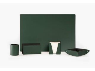 LAVOISIER Maroquinier - Coffret classique 50cm en cuir vert – COF-500-50
