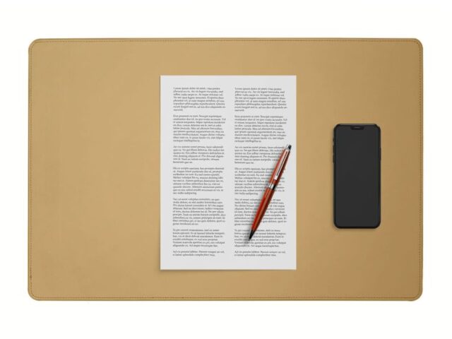 Lavoisier Maroquinier - Coffret classique 60cm en cuir beige - COF-500-60