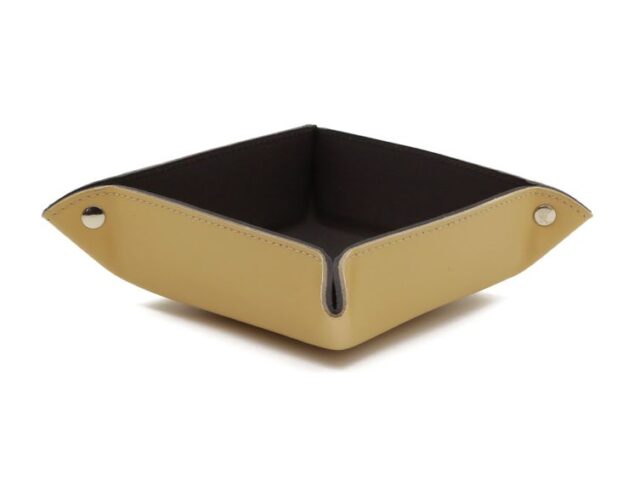 Lavoisier Maroquinier - Coffret classique 60cm en cuir beige - COF-500-60