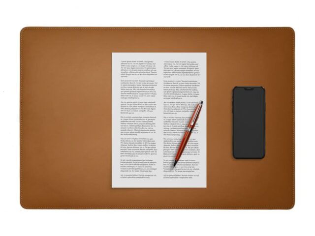 Lavoisier Maroquinier - Coffret classique 60cm en cuir gold - COF-500-60