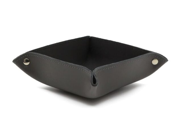 Lavoisier Maroquinier - Coffret classique 60cm en cuir gris - COF-500-60