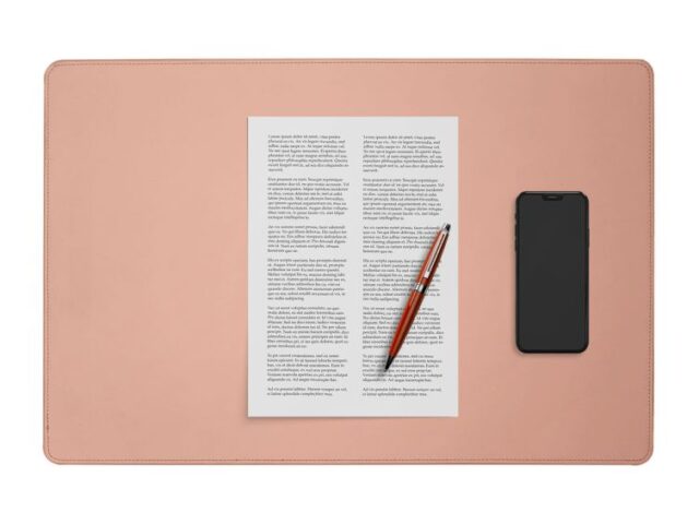 Lavoisier Maroquinier - Coffret classique 60cm en cuir rose - COF-500-60